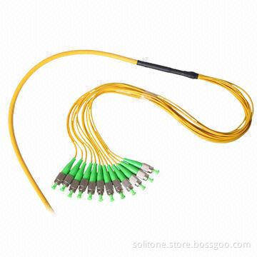 Pigtails with FC/APC and SC/APC Connectors and 1 x 12 Fiber Cores